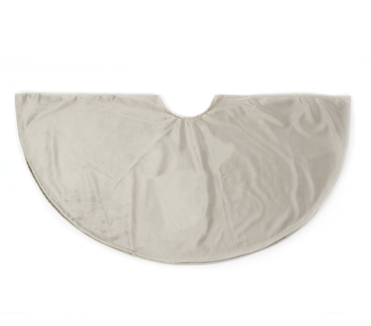 boomkleed fluweel d120cm taupe