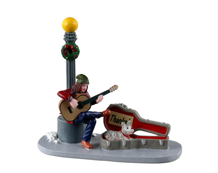 downtown busker