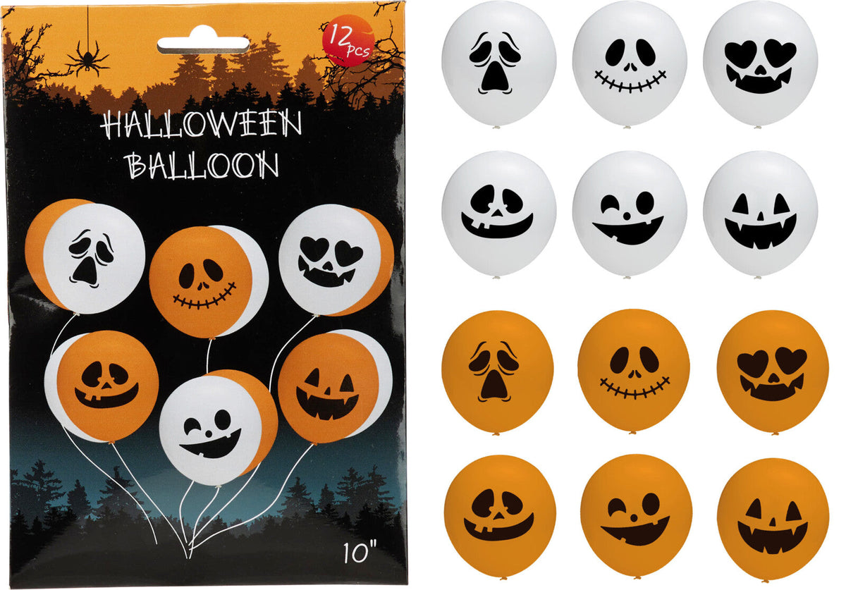 ballon halloween set 12sts