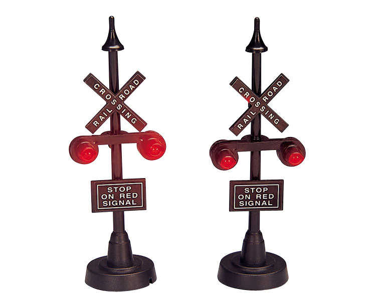 railway stop light, set of 2, b/o (4.5v)