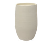 vaas terracotta wit d.19cm x h.30cm
