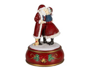 muziekdoos polyresin kissing rood/kleur(en) l.12.2cm x w.12.8cm x h.18.2cm