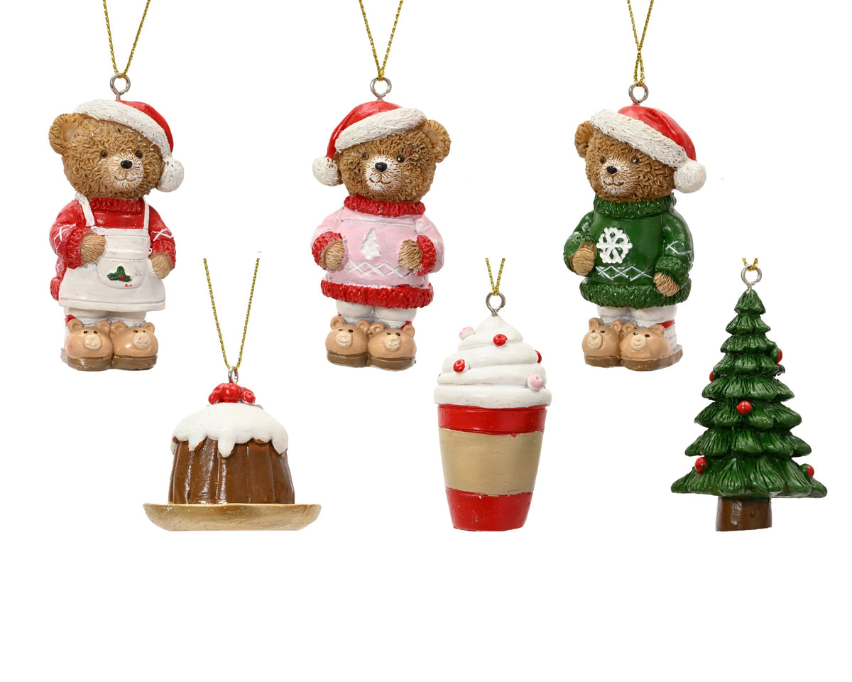 figuren polyresin 6ass assortie l.3cm x w.4cm x h.7.5cm
