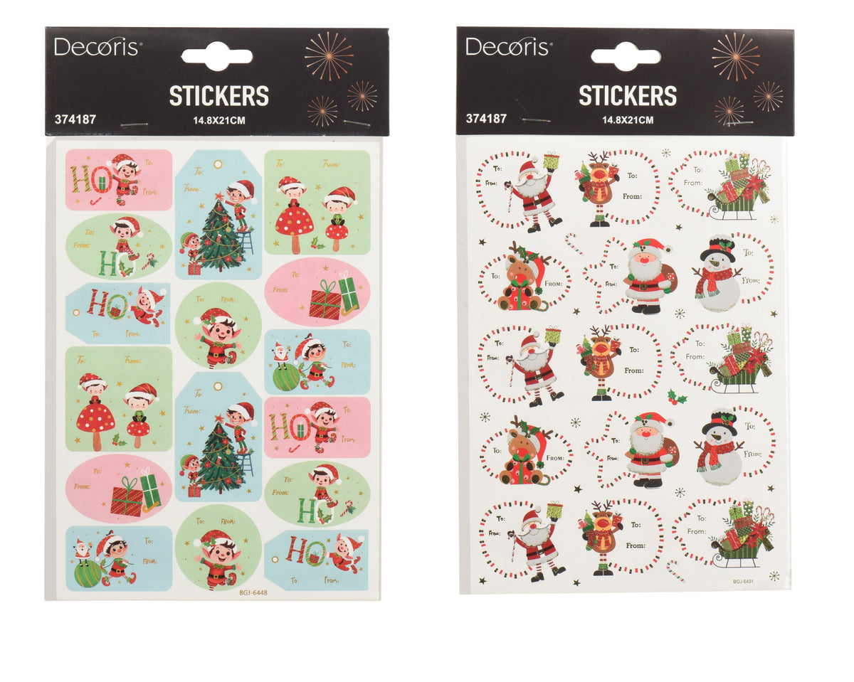 sticker papier gift 2ass fsc mix credit assortie l.14.8cm x w.0.1cm x h.21cm