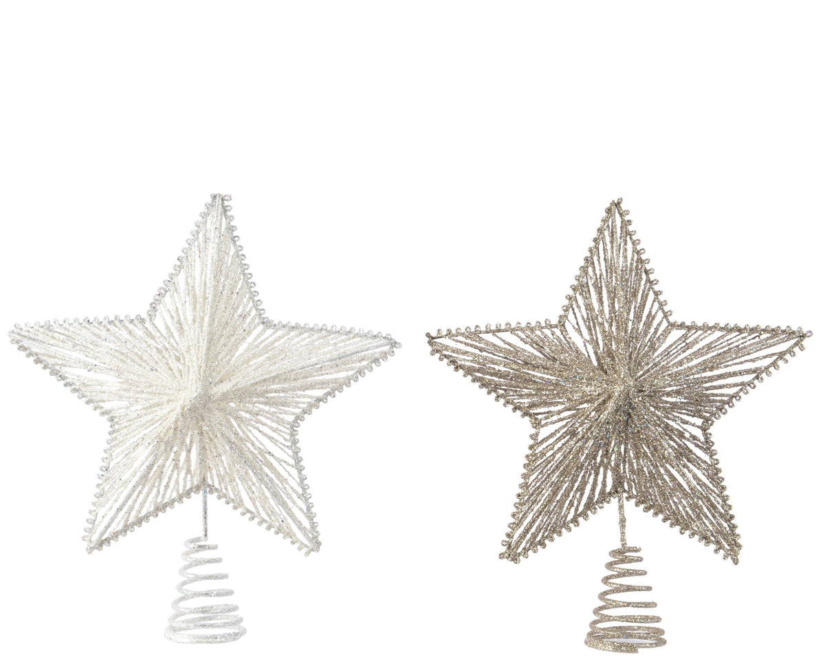 piek ijzer glitter 2col ass assortie l.7.6cm x w.21.5cm x h.25cm