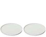 decobord ijzer round powder coating round tray wit d.30cm x h.1.5cm