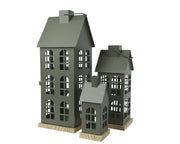 lantaarn ijzer dennengroen l.8cm
