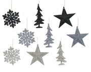 figuur pp glitter 9ass assortie l.0.8cm x w.10.5cm x h.10.5cm