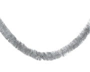 lametta guirlande pvc silver/laser zilver/laser d.7cm x h.270cm