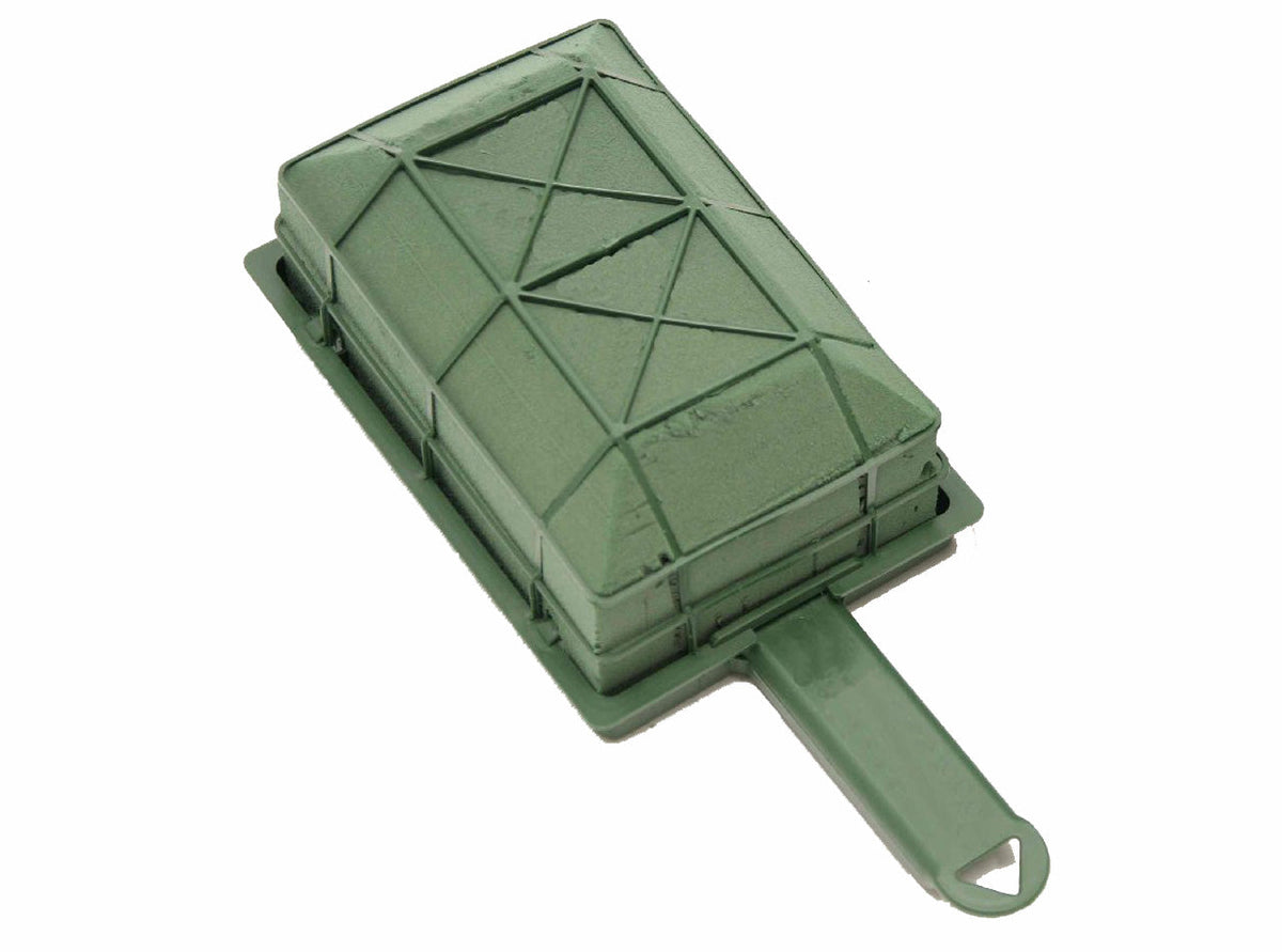 bouquetholder foam l26.5 slv green