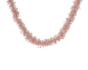 lametta guirlande pet shiny with star tinsel poederroze d.9cm x h.270cm