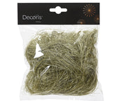 haar pvc punched tinsel licht goud l.5cm x w.15cm x h.15cm