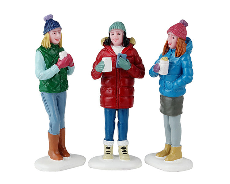 hot cocoa with friends, set of 3