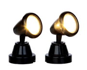 round spot light, set of 2, b/o (4.5v)