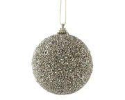 kerstbal foam champagne d.8cm