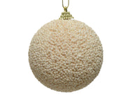 kerstbal foam glitter beads parel d.10cm