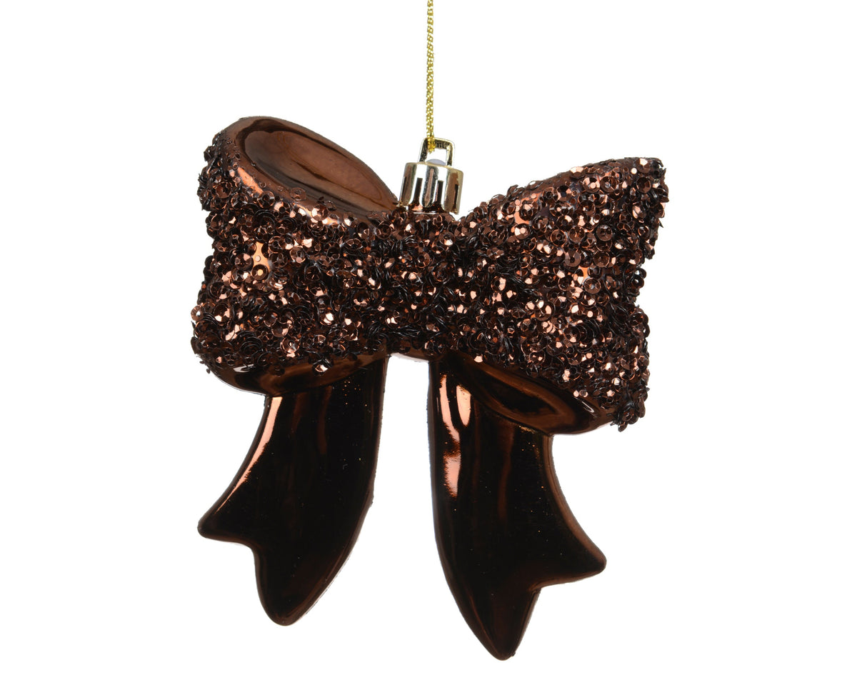 strik polystyreen shiny glitter espresso l.8.7cm x w.3.4cm x h.9.8cm
