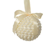 kerstbal foam bow parel d.8cm