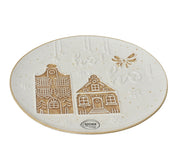 dinerbord dolomiet wit/kleur(en) d.26cm x h.2cm
