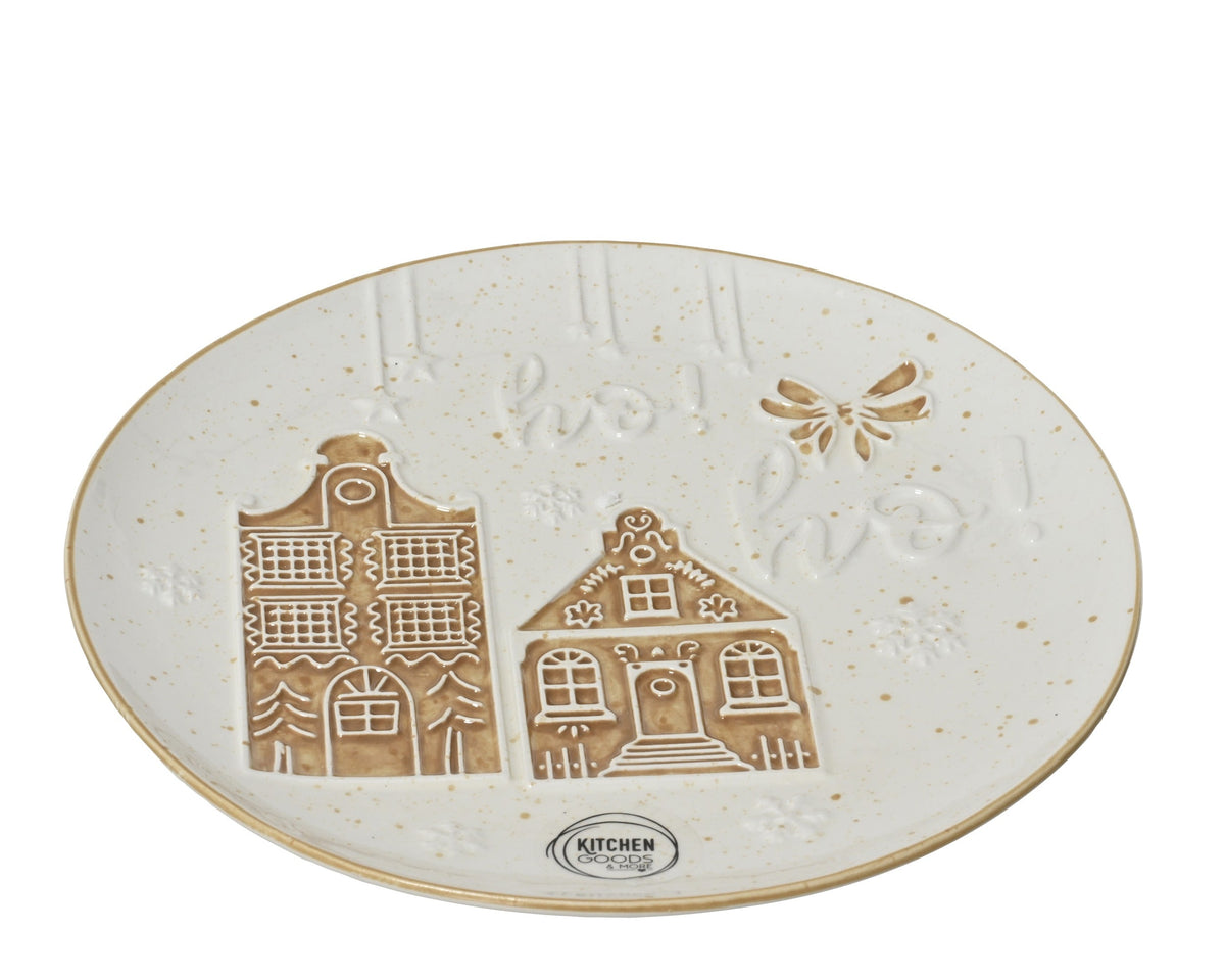 dinerbord dolomiet wit/kleur(en) d.26cm x h.2cm
