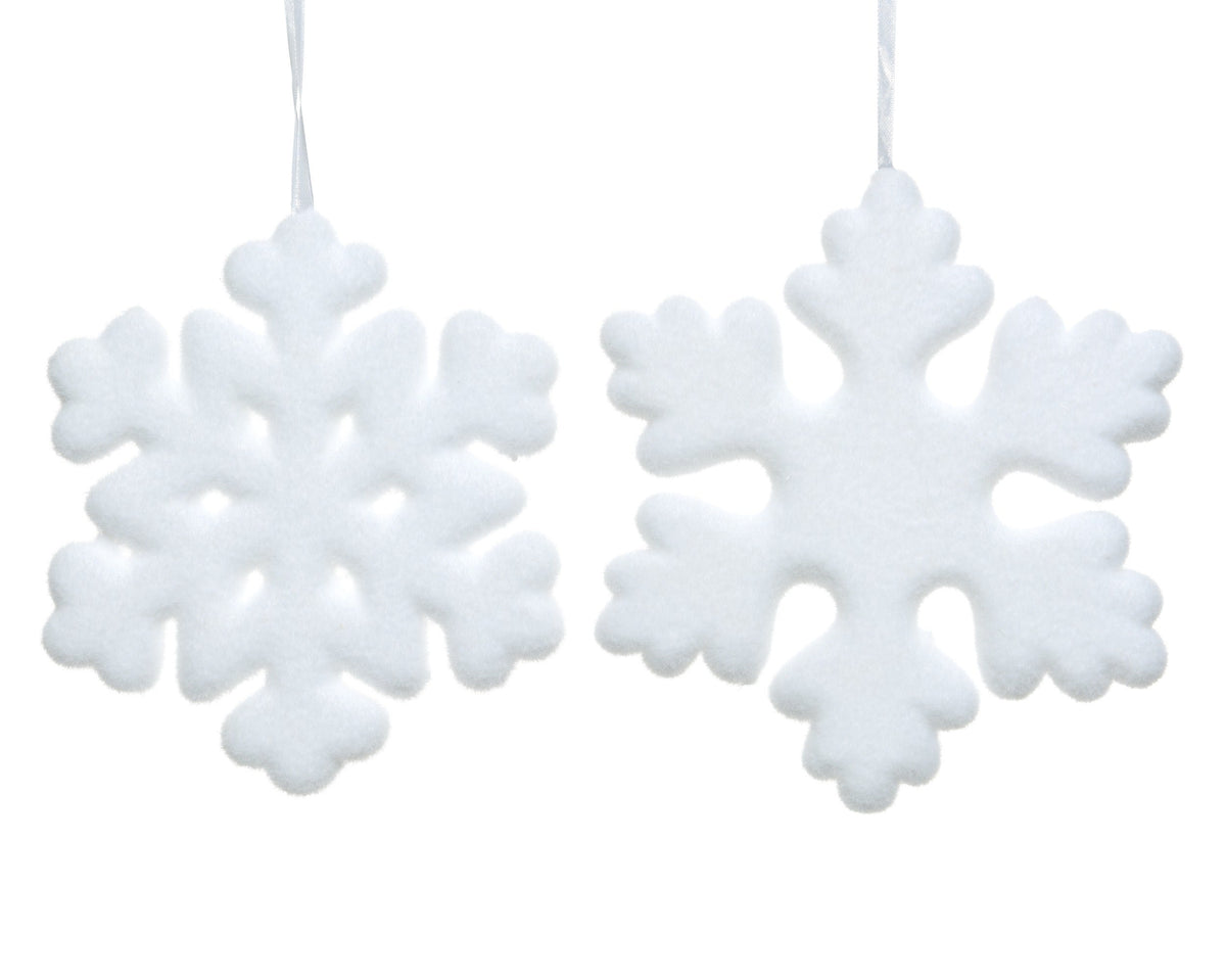 sneeuwvlok foam snowflake fibre 2ass wit l.2.3cm x w.20cm x h.20cm