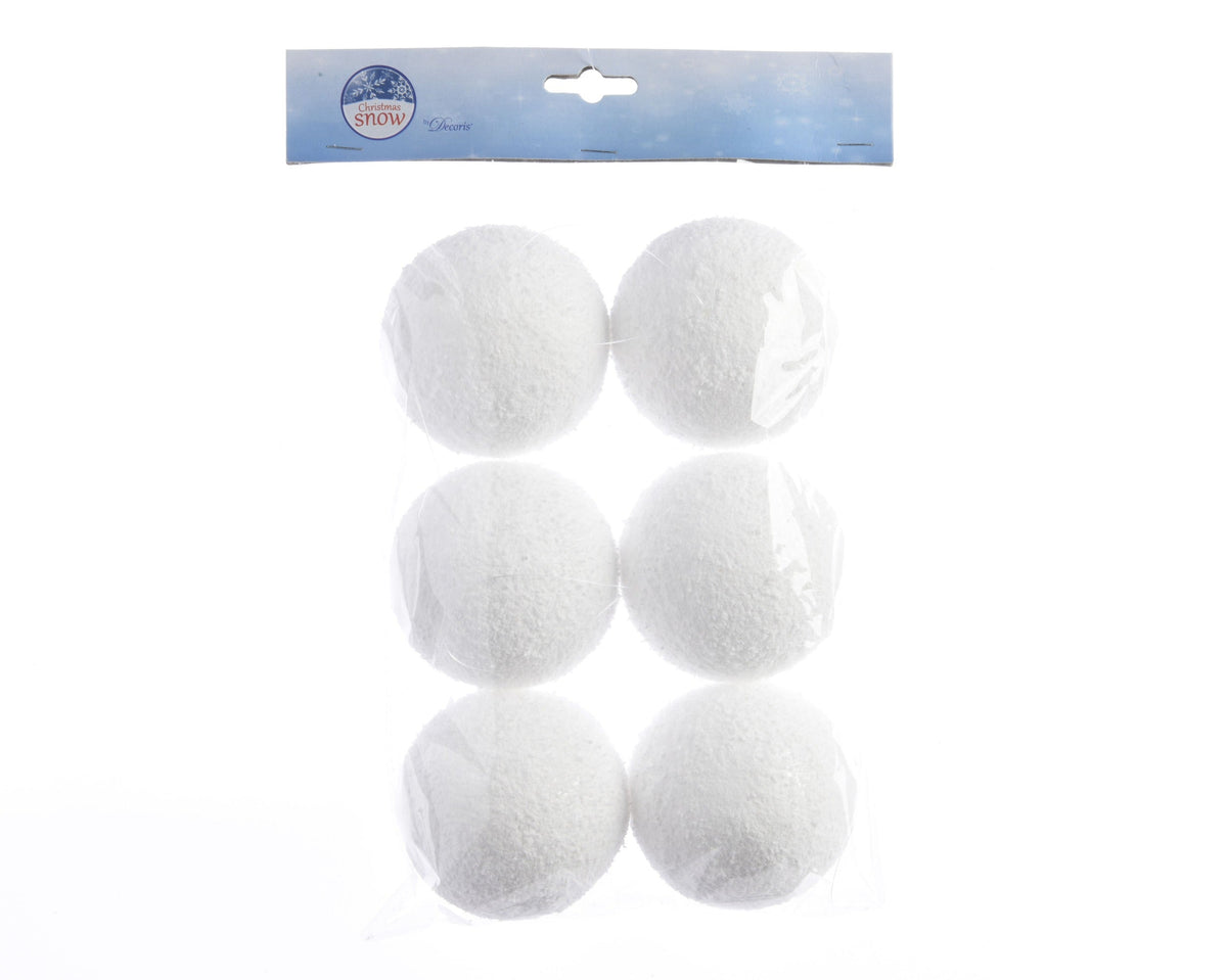 sneeuwbal foam snowballs wit l.8cm x w.8cm x h.8cm