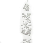 sneeuwslinger polyester snowballs wit l.78cm x w.3cm x h.3cm