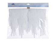 rand polyester icicle iris glitter wit l.200cm x w.27cm x h.1cm