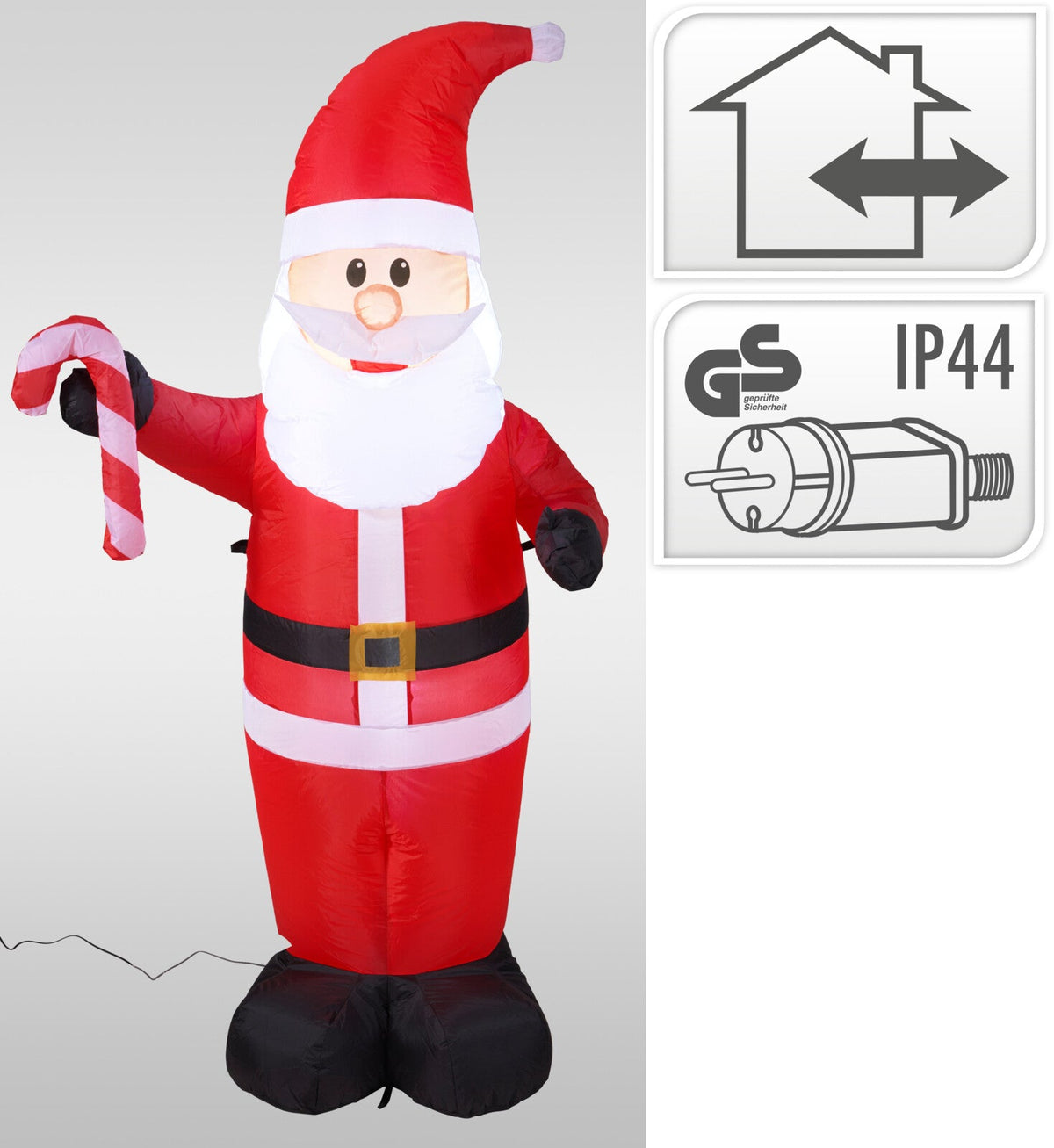 kerstman opblaasbaar 150cm