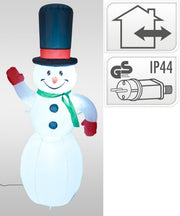 sneeuwman opblaasbaar met led