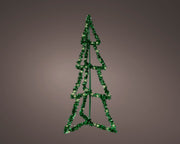 micro led boom pvc steady binnen groen/warm wit l.35cm x w.35cm x h.80cm