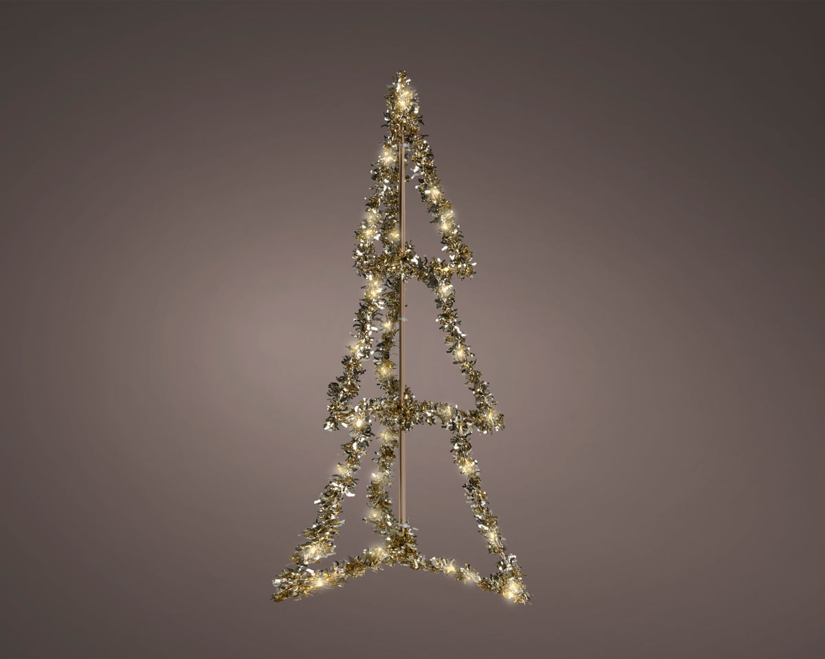 micro led boom pvc steady binnen goud/warm wit l.27cm x w.27cm x h.58cm