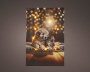 led canvas pvc steady binnen kleuren/warm wit l.1.5cm x w.38cm x h.58cm