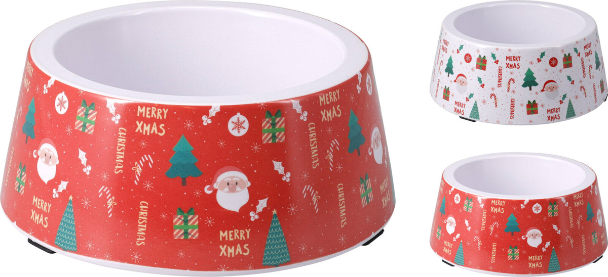 dierenvoerbak christmas melamine 180x180x75mm