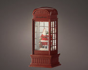 waterspinner plastic telephone booth steady bo binnen rood/warm wit l.11cm x w.11cm x h.25cm