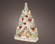 led scenery triplex steady binnen kleuren/warm wit l.7.5cm x w.20.5cm x h.33.5cm
