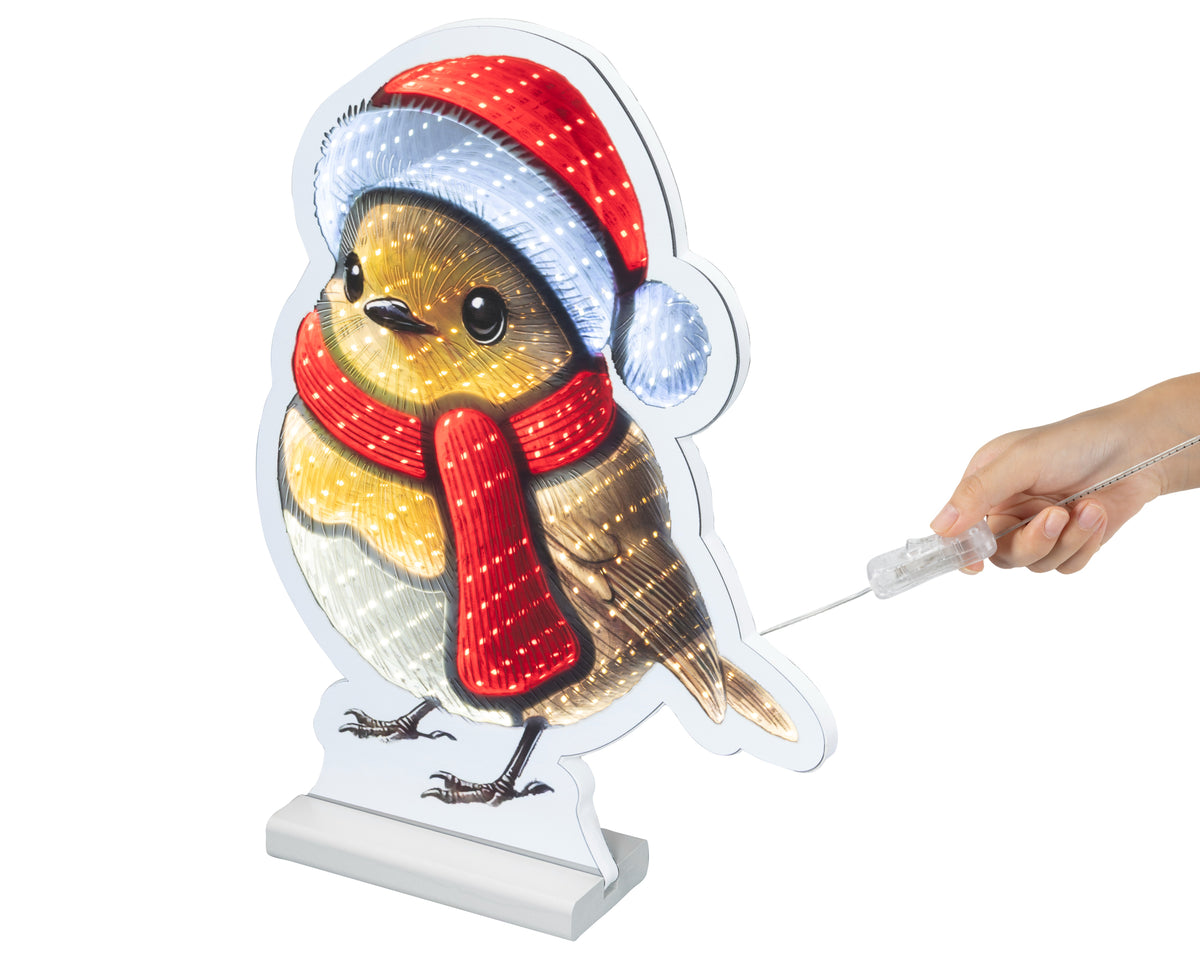 LED Infinity Leuchten PET Steady L.1,3cm B.27cm H.37cm