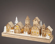 led scenery triplex steady binnen fsc 100% naturel/warm wit l.8cm x w.30cm x h.13.5cm