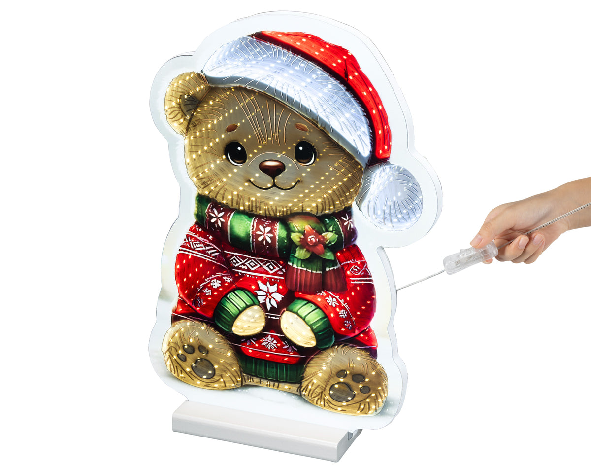 LED Infinity Lights PET steady L.1,3cm B.25,5cm H.36cm