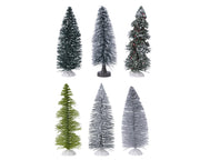 boom polypropyleen trees binnen 6ass assortie l.9cm x w.9cm x h.23cm