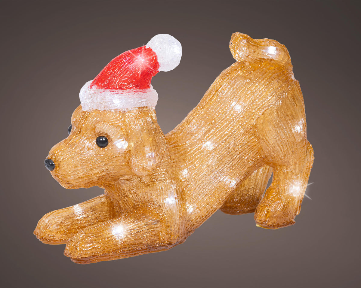 led hond acryl steady buiten l.12cm w.29cm h.20cm