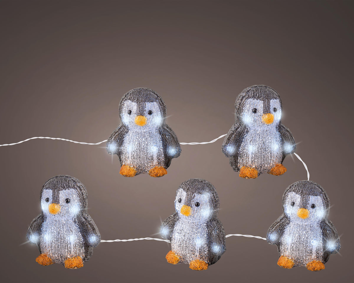 led pinguïn acryl steady buiten l.10.5cm w.200cm h.13.8cm