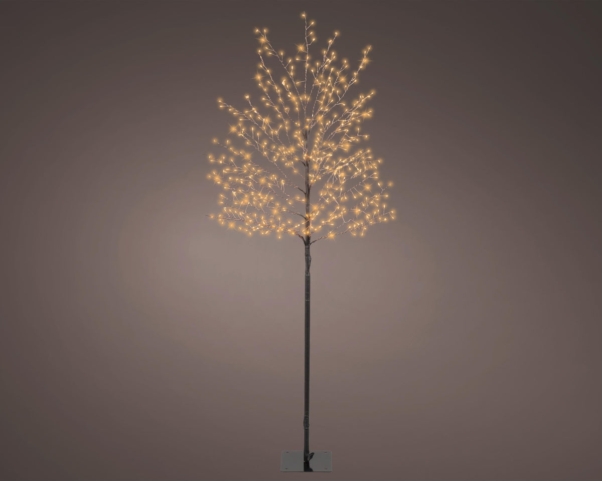 micro led boom pvc steady buiten zwart/klassiek warm d.60cm h.150cm