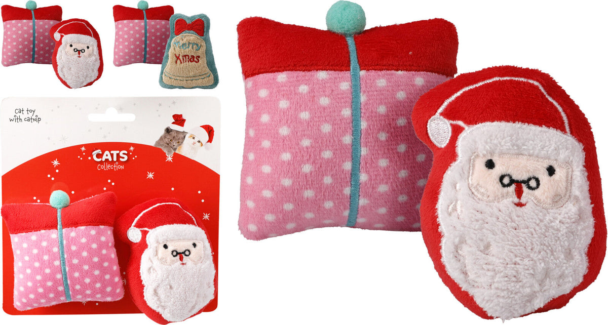 kattenspeelgoed kerst design set van 2, 2ass sets