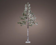 led boom pvc snowy pine steady buiten groen/warm wit l.70cm w.70cm h.180cm