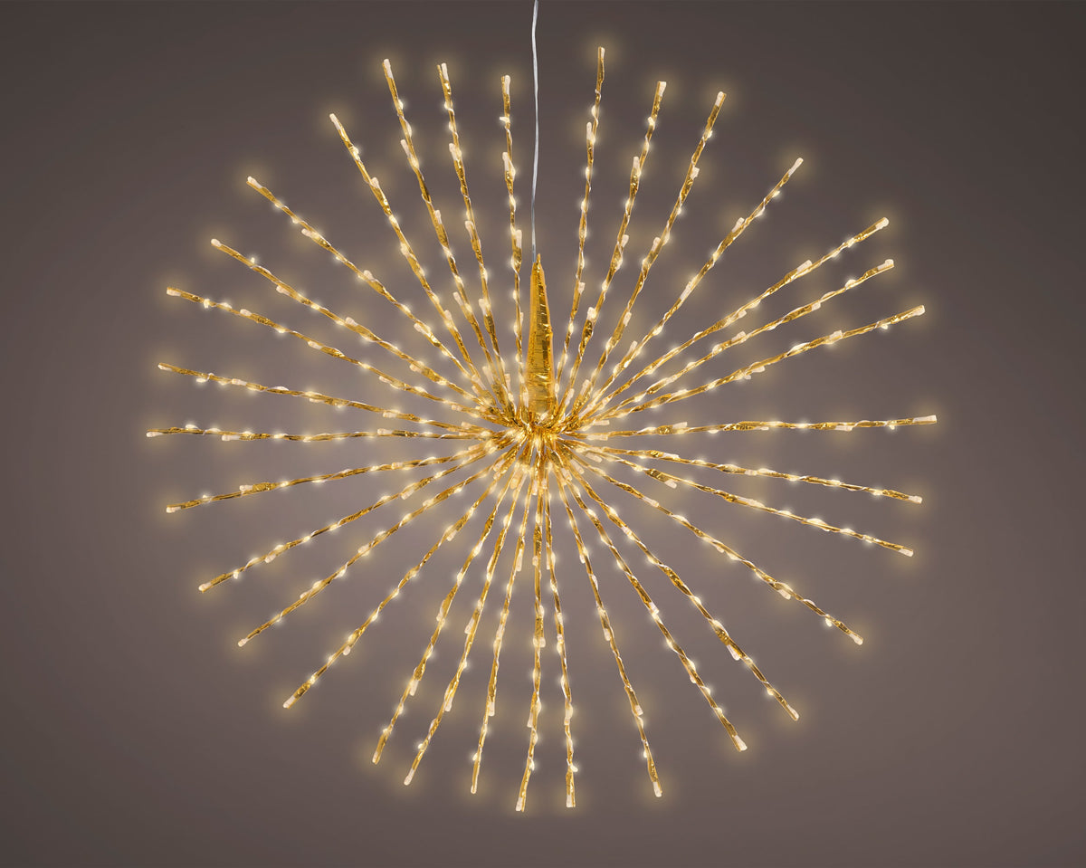 micro led polestar buiten gold/warm white/soft gold d.70cm