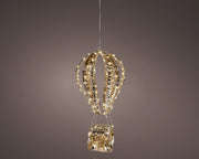 micro led ballon pet buiten goud/warm wit l.22cm w.22cm h.48cm