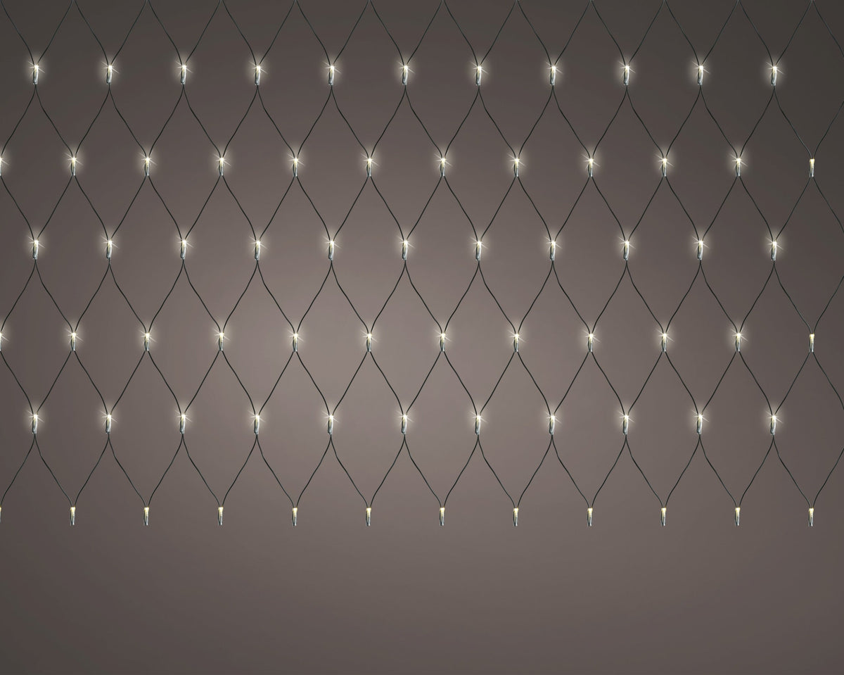led net lights steady buiten zwart/warm wit 200 led w.260cm x h.100cm
