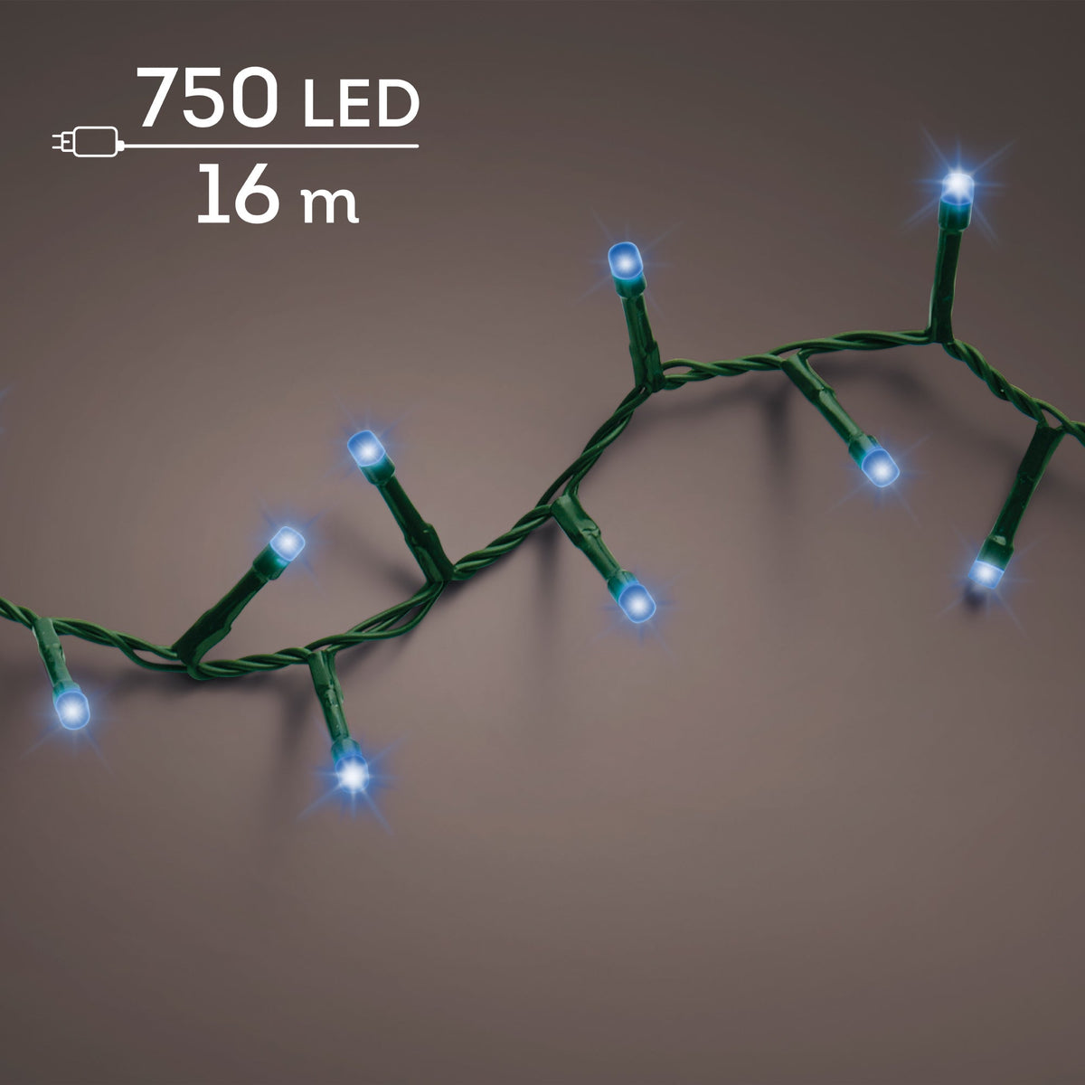 led compact lights 8 functie twinkel effect buiten groen/blauw 750 led l.1600cm