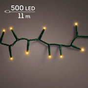 led compact lights steady buiten groen/klassiek warm 500 led l.1100cm